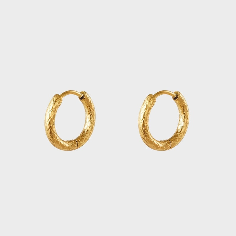 Snakeskin Hoops